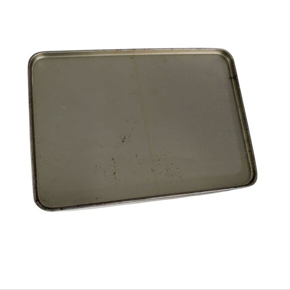 Vintage Rainbow Alphabet Number Cartoon Graphic Metal Tin Storage - Picture 4 of 8